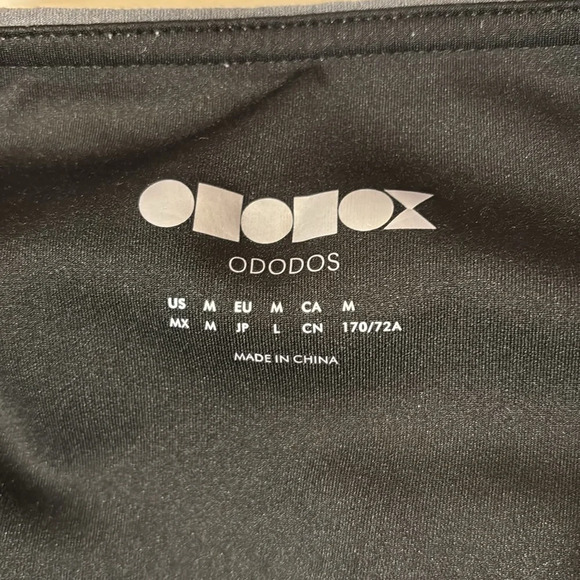 ODODOS High Waisted Yoga Leggings with Pockets - Charcoal size M - Picture 4 of 9